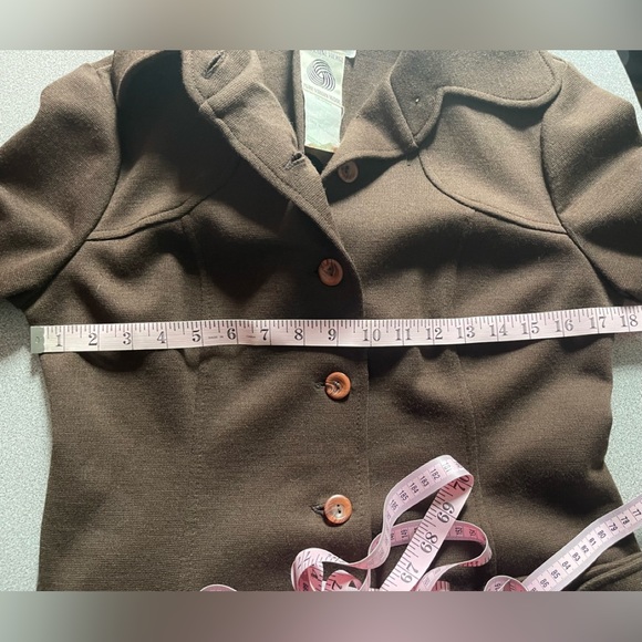 Vintage Lee Parker Wool Light Weight Brown Jacket - Picture 9 of 15